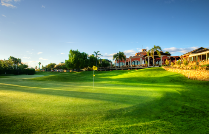 Eighteenth hole of the Gramacho Golf Course