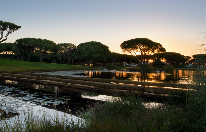 Lake in the Vila Sol Golf Course
